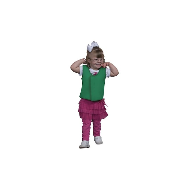 Adjustable Deep Pressure Sensory Vest, Toddler Medium, 23 to 24 Inches, Green